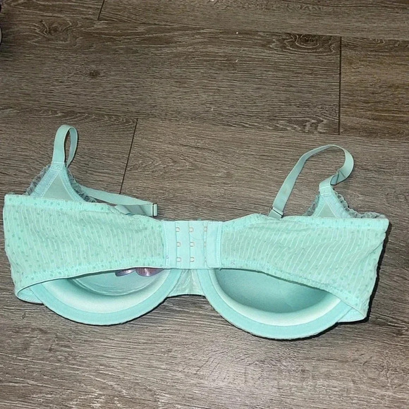 Savage X Fenty Back to the Boudoir Balconette Bra, light green mint 36DDD - Picture 4 of 7